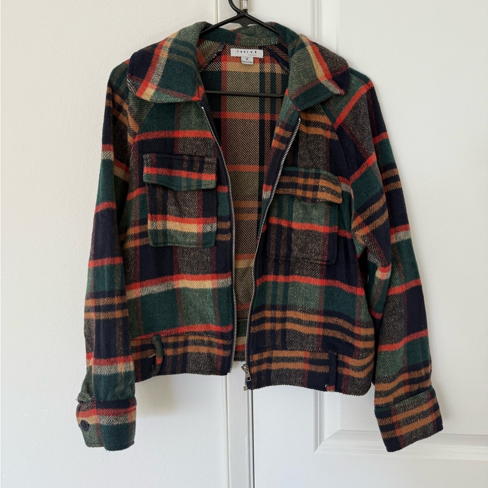 FAVLUX Multicolor Plaid Jacket